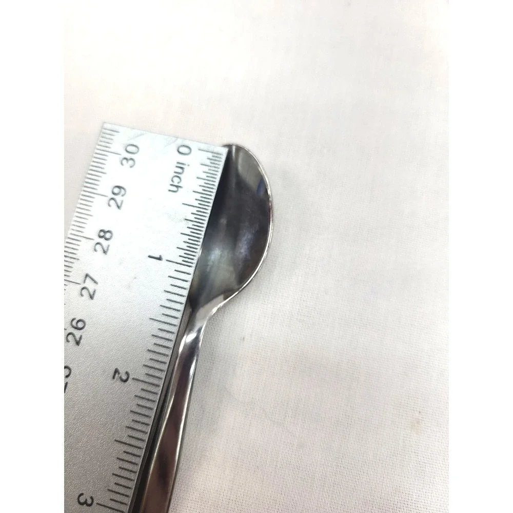 9 Stainless Steel Demitasse Espresso Coffee Spoons  4½ inches 1¼